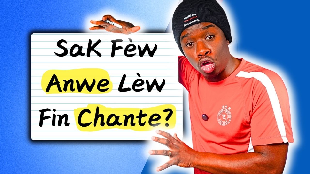 Si Vocal Ou Anwe Chak Lèw Fin Chante, Men Sak Fè Sa
