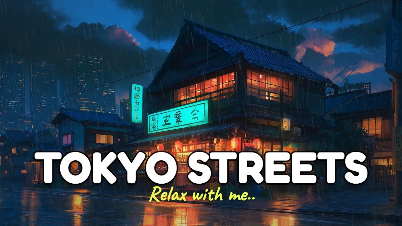 Echoing Rain Calm 🌙 Cozy Midnight Lofi - Calm Hip Hop for Night Vibes