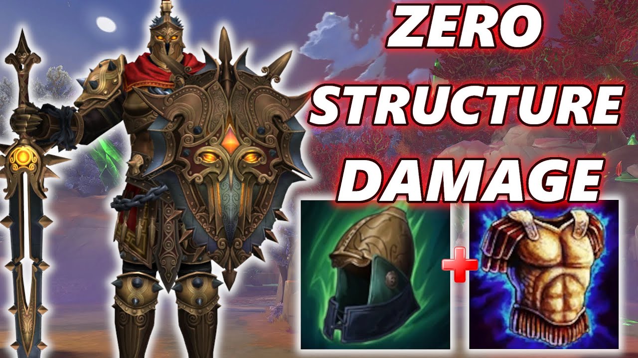 0 STRUCTURE DAMAGE ARES W/ EMPERORS ARMOR - Season 9 Masters Ranked 1v1 Duel - SMITE