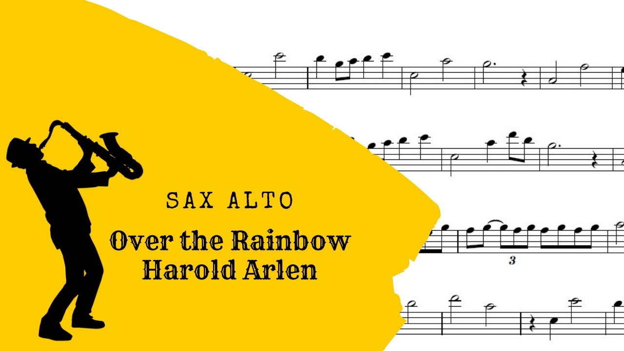 Over The Rainbow - Sheet Music - Alto Sax