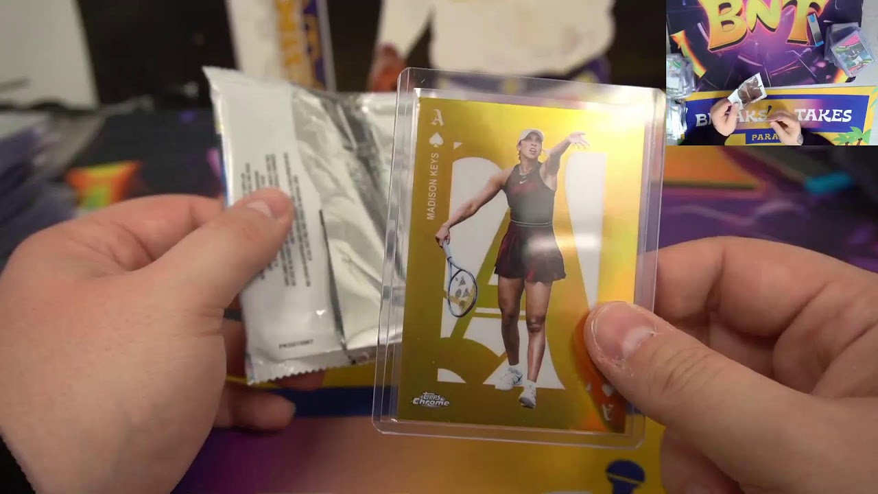 Break #3076: 2025 Topps Chrome Tennis Hobby + Delight Dual Case (24 Box) Player Break