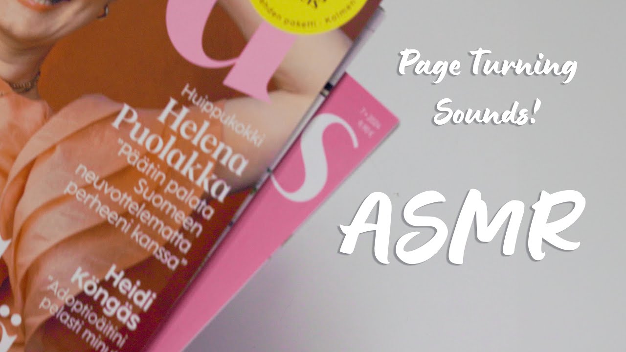 ASMR| Magazine Flip Through (No Talking) 🇫🇮 Finnish Magazine