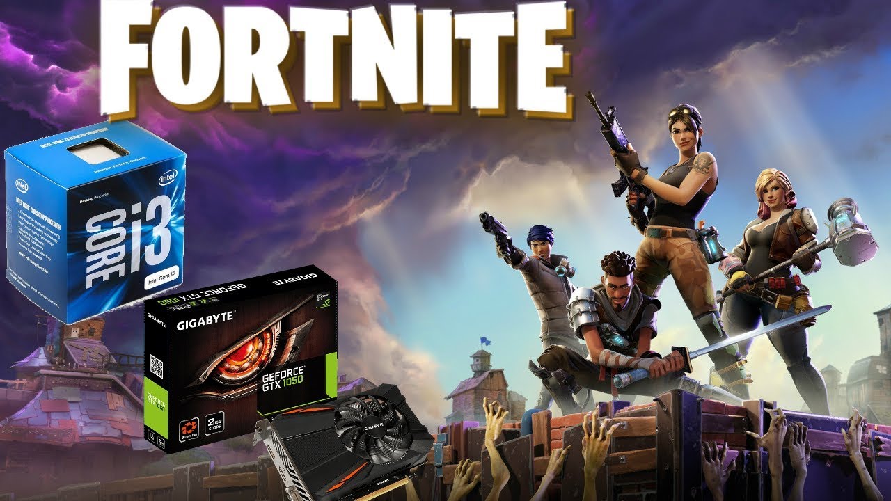 Probando Fortnite i3 7100 gtx 1050 2gb
