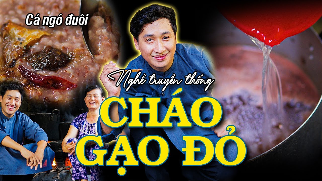 Cháo Gạo Hẻo Rằn Nấu Nước Tro | Món Ăn Sáng Xưa Của Người Huế | Cá Ngó Đuôi | Món Ăn 3 Đời Nhà Quý.