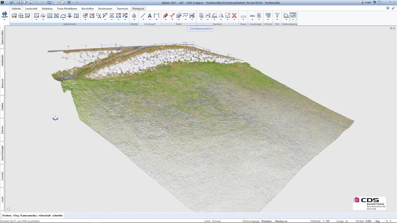 Terrain Survey in ALLPLAN