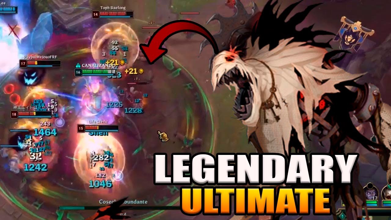 FIDDLESTICKS! LA ULTIMATE MAS LEGENDARIA PARA CERRAR UNA PARTIDA DIFICIL! IMPRESIONANTE!