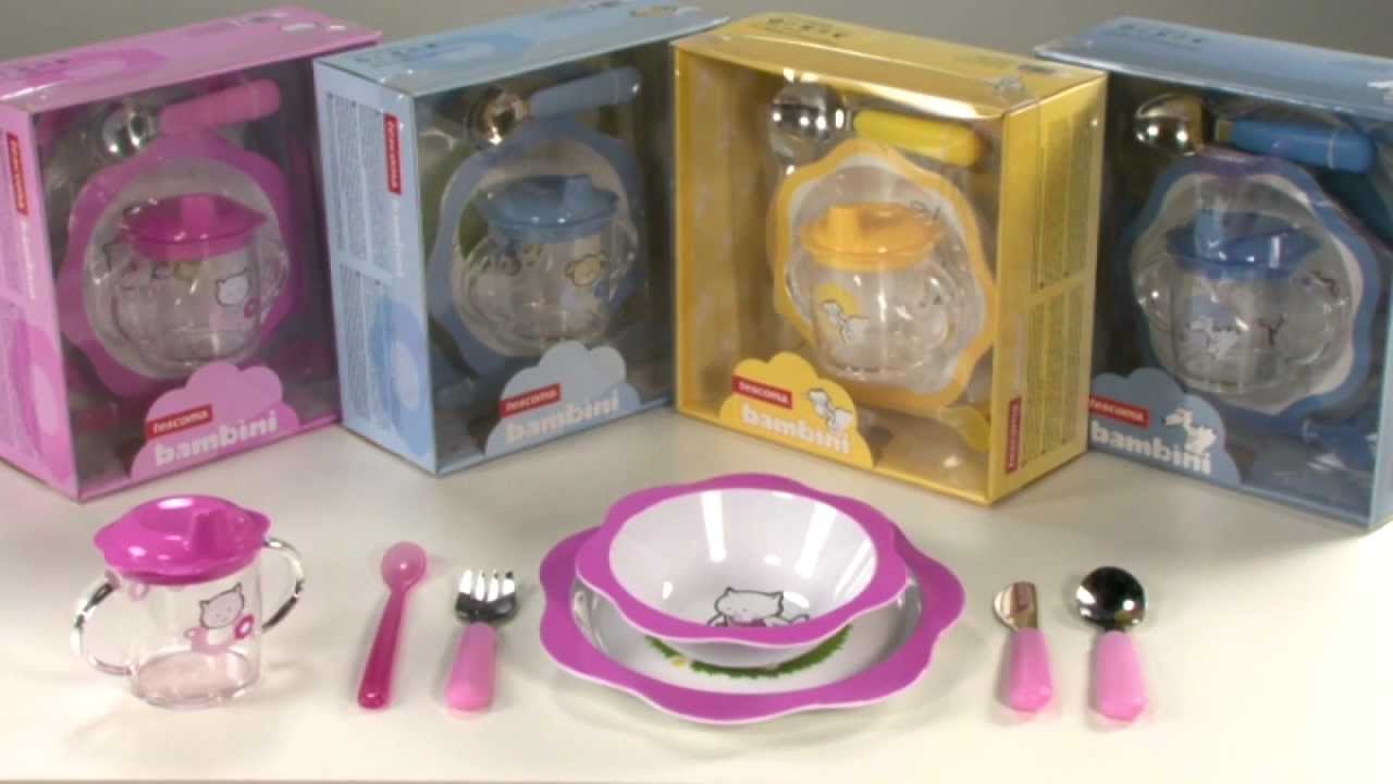 Jídelní sady TESCOMA BAMBINI, - kočička, pejsek, beránek, vlk