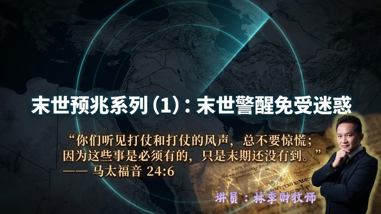 末世预兆系列（1）：末世警醒免受迷惑 | 林季财牧师 | 12.04.2026