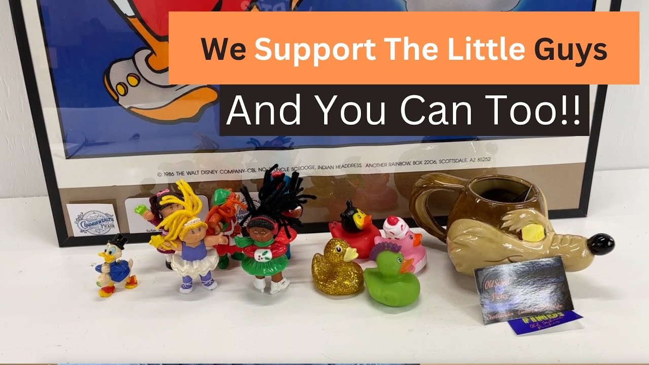 Support The Little Guys - Old School Picker, Commonwealth Flipper, NC Flipper, Mountain Man Treasure