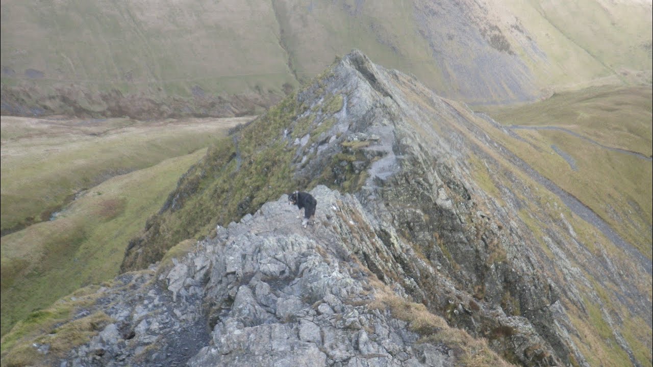 Sharp Edge, Blencathra, March 2nd 2026- down