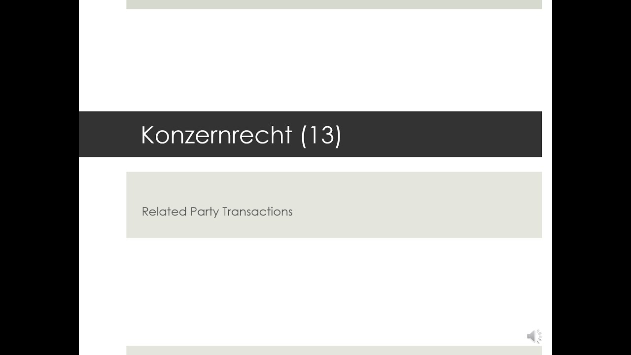 Konzernrecht (13)