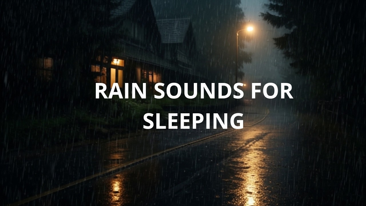 Rain Sounds for Sleeping – Heavy Rain at Night to Sleep Fast Tonight