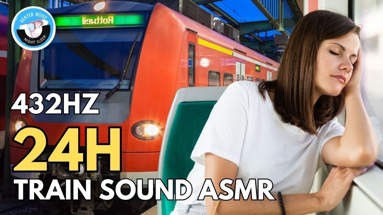 TRAIN SOUND ASMR To Focus Attention - Relax Sound In 24 Hours | Black Screen To Sleep Deeply