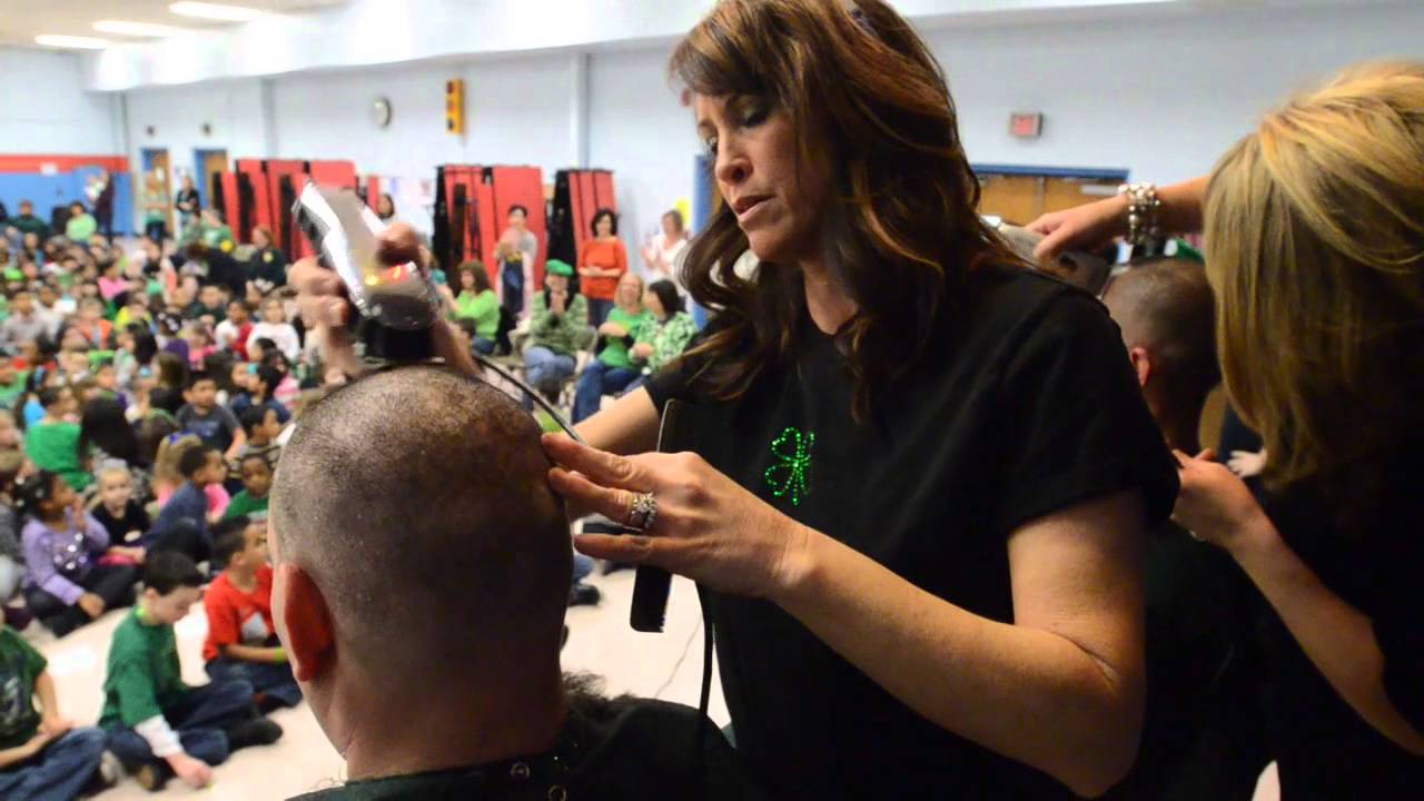 St. Baldrick's Head Shaving at Roland Rogers School