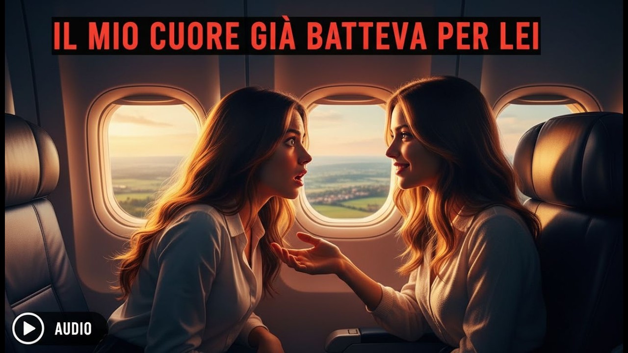 Durante il volo la mia vicina di posto si è avvicinata… e ho capito che il mio cuore batteva già...