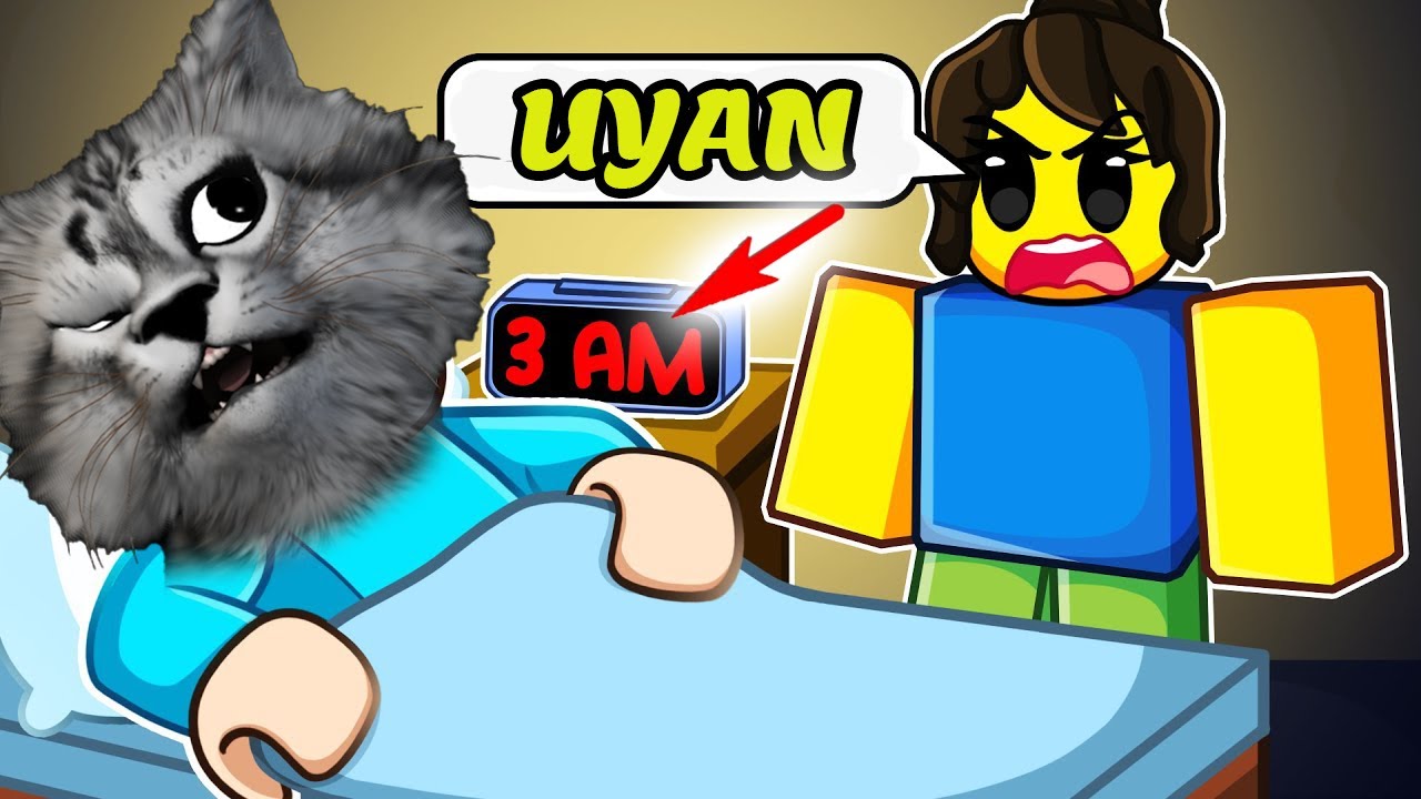 GECE 03:00'te OKULA GİDEMEZSİNİZ | ROBLOX