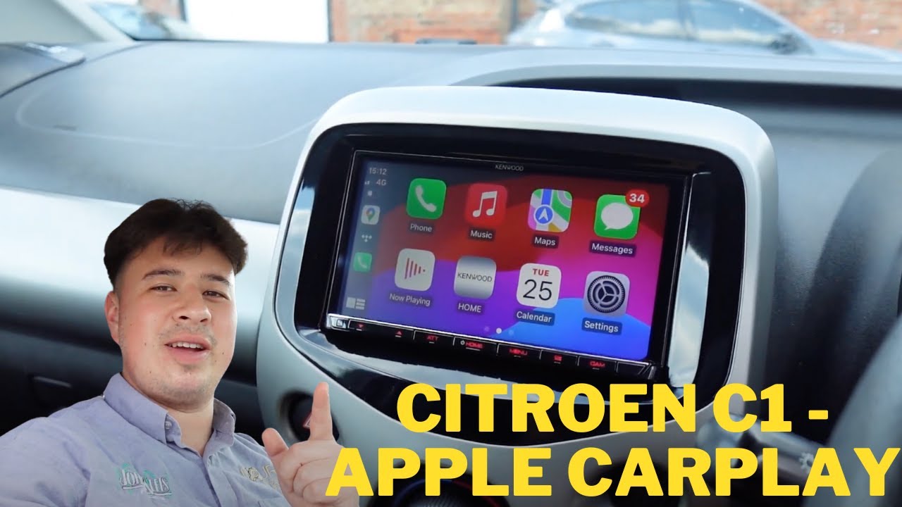 Citroen C1 получает ОГРОМНОЕ обновление Apple CarPlay! (как у 107 и Aygo!)