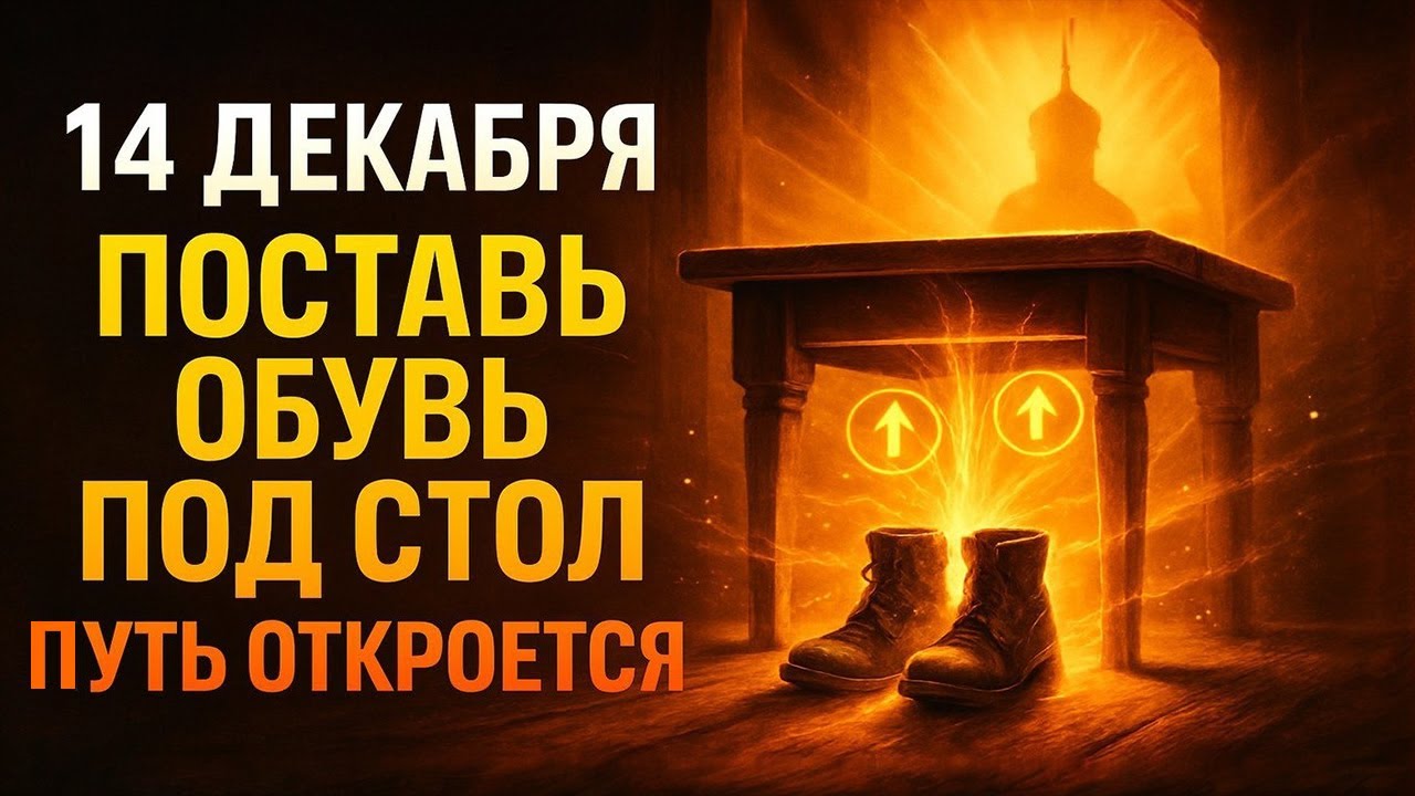 14 ДЕКАБРЯ: Поставь обувь под стол на ночь — обойдёшь любое препятствие | Наум Грамотник
