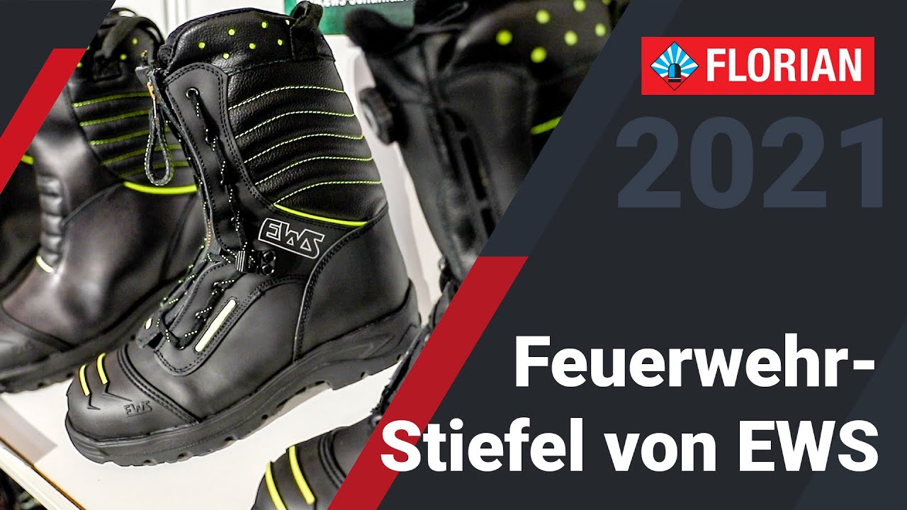FLORIAN 2021: Neue, innovative Feuerwehrstiefel von EWS