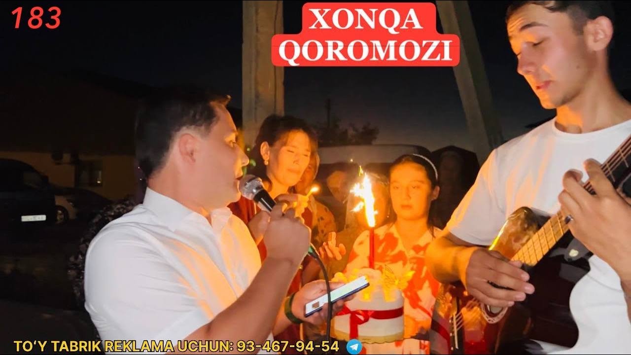 XONQA QOROMOZIDA TABRIK LOYIHASI 183-SONI SHOV-SHUVLI BOʻLDI.DAVRADA JOY QOLMADI🎁📽🎶🎤✅️💫