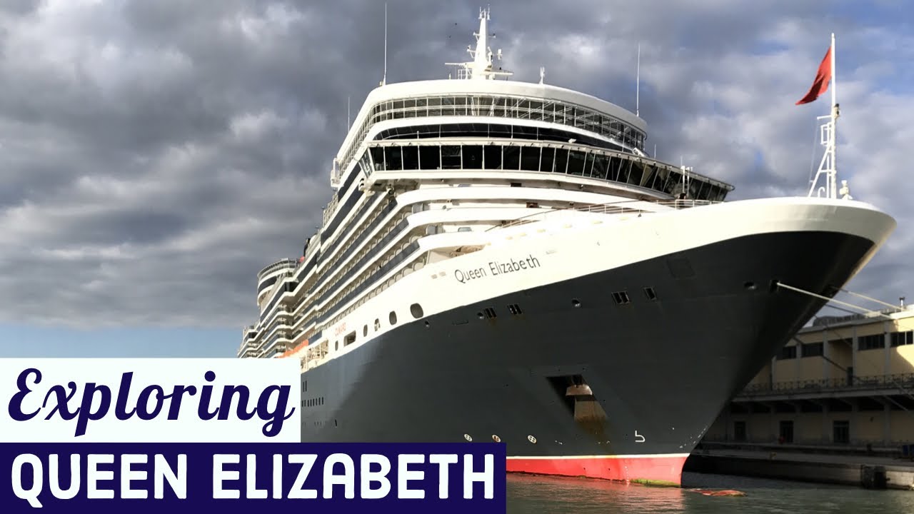 Tour of Cunard's Queen Elizabeth - Exploring Queen Elizabeth.
