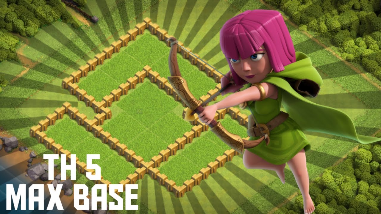 NEW TH5 MAX BASE | 2023 TH5 MAX BASE | TOWN HALL 5 UNBEATABLE BASE | CLASH OF CLAN | @linuxbuilder