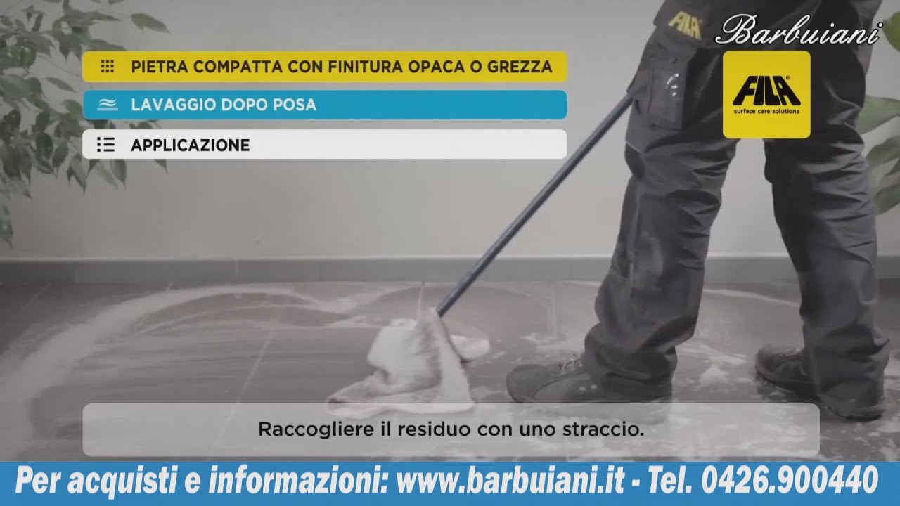 Fila Deterdek Pro per lavaggio di fine cantiere