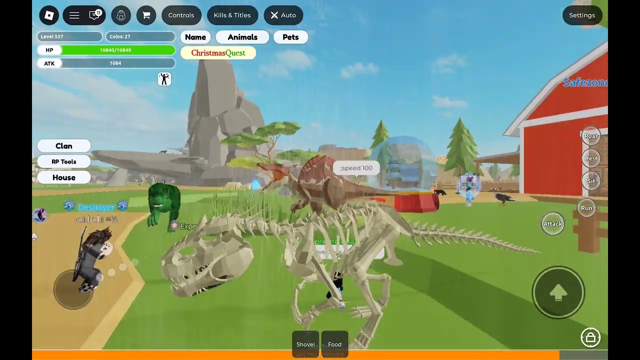 Trying to get all dinosaurs in animal simulator 