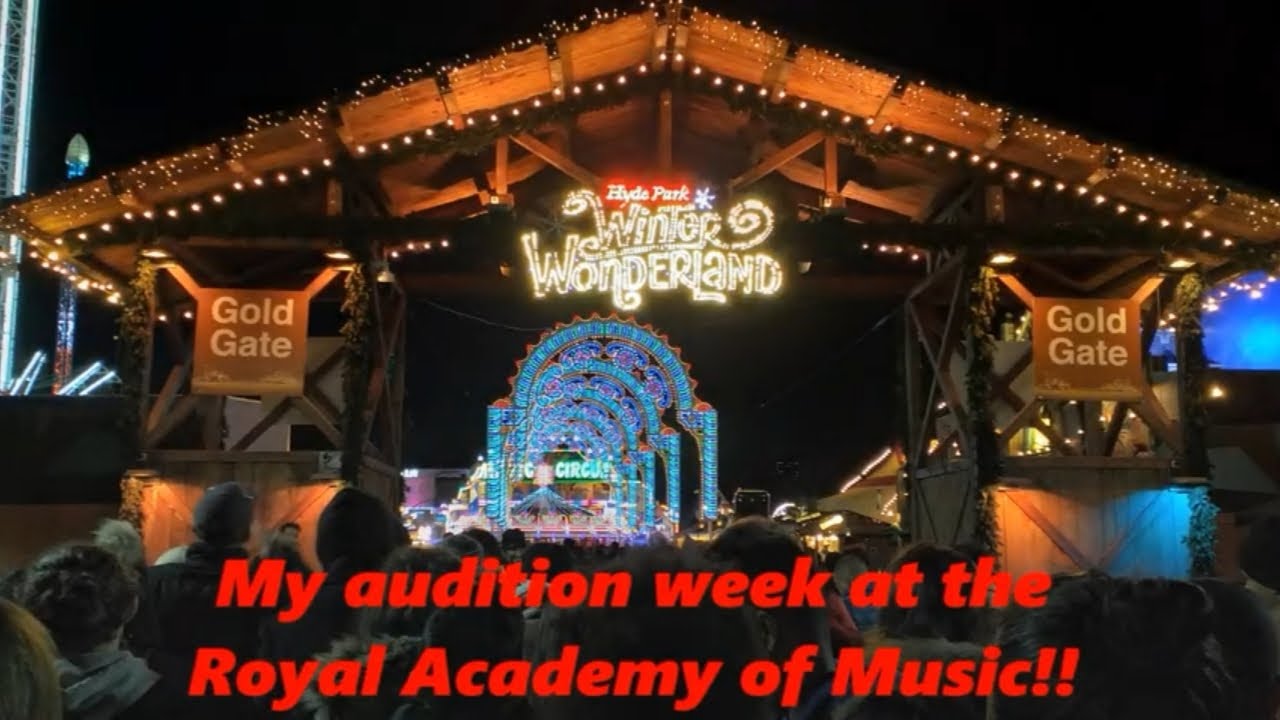 My audition week in London at the Royal Academy of Music :)