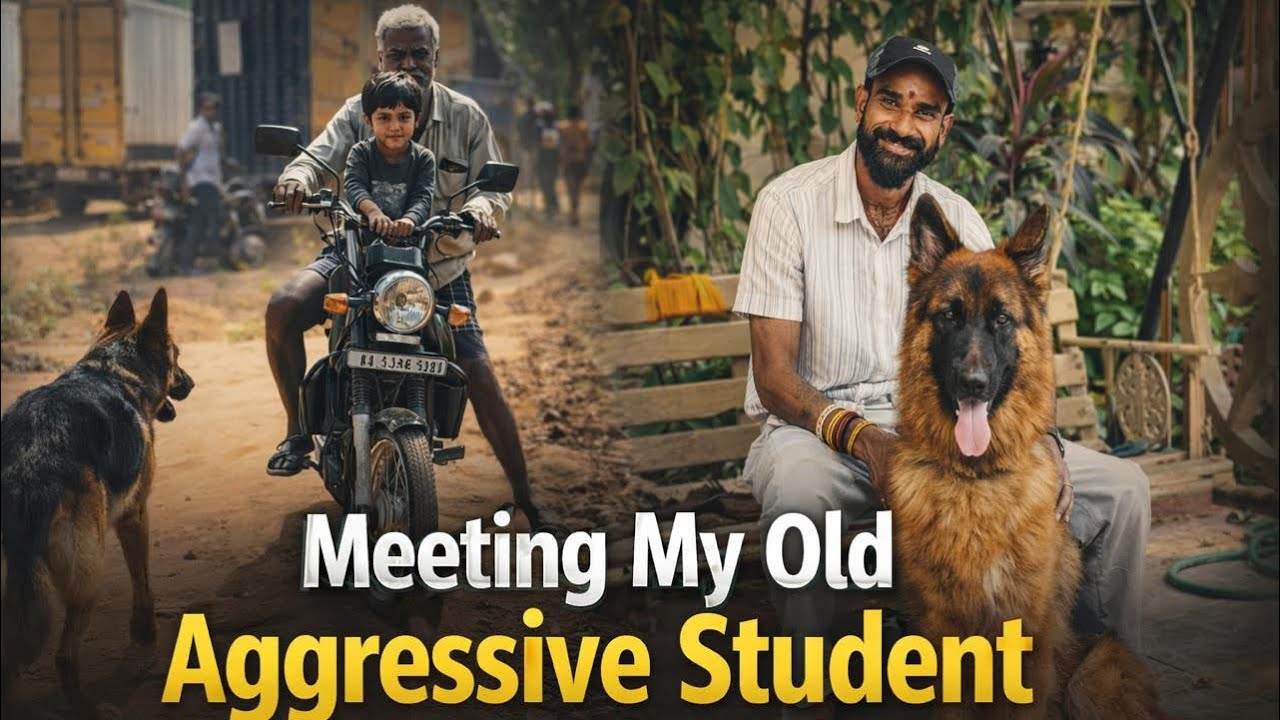 After 1.5 Years – Meeting My Old Aggressive Student Again | Real K9 Training Experience🐾 #gsd 