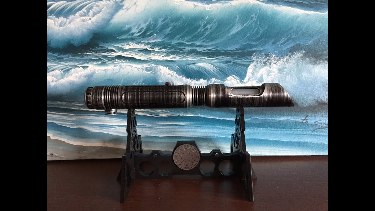 Custom SaberForge Weathered Epoch Lightsaber with Spark Color 2 soundboard