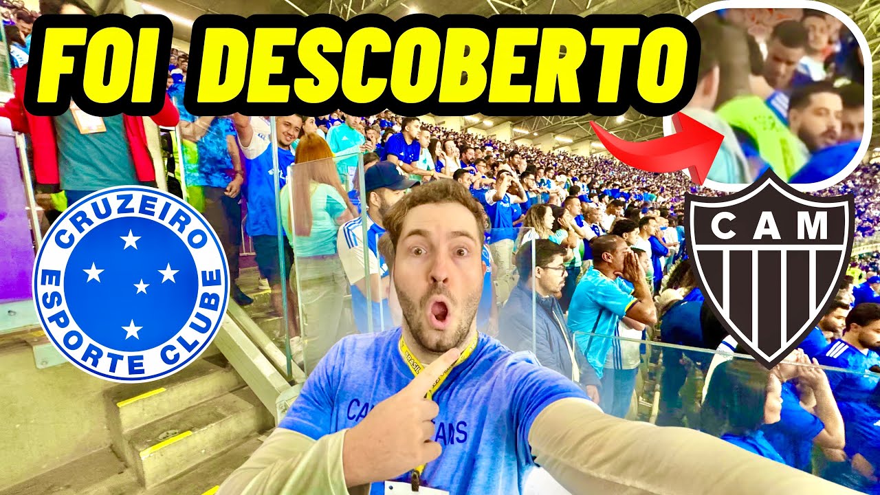 ATLETICANO INFILTRADO NO MEIO DA TORCIDA DO CRUZEIRO/ Cruzeiro x Atlético-MG