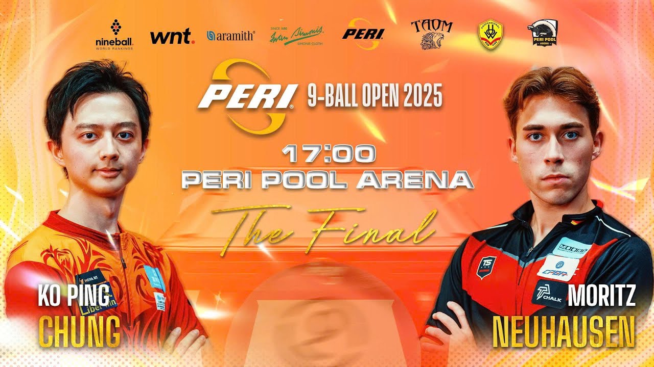 Live Chung Kết: Ko Ping Chung Vs Moritz Neuhausen | Peri Pool Open 2025