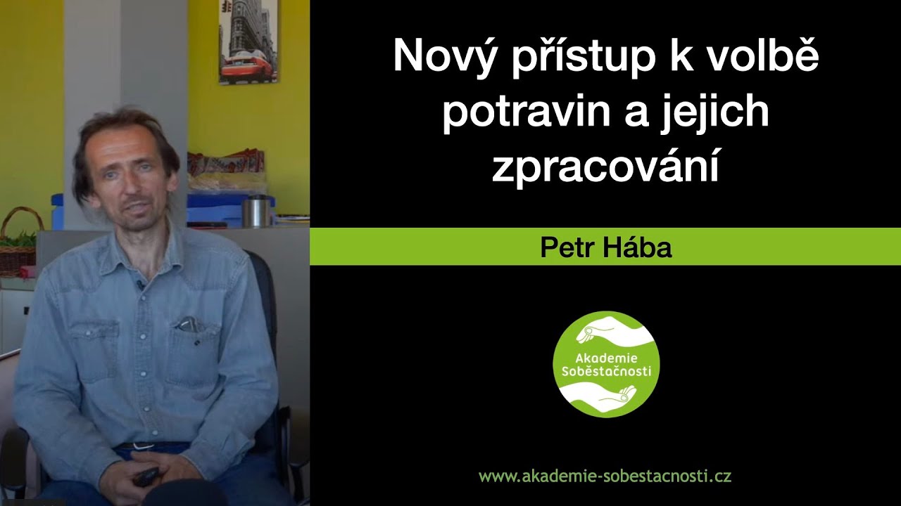 Nový přístup k volbě potravin a jejich zpracování