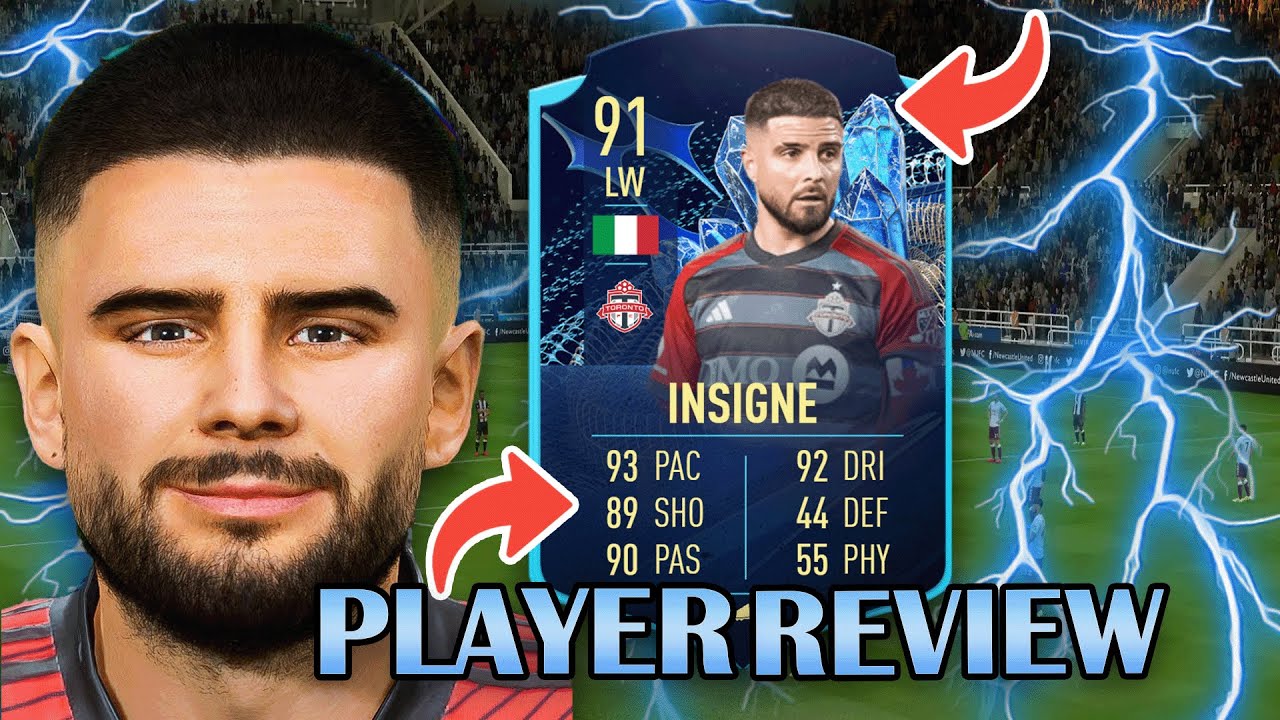 IS HE WORTH THE GRIND? 91 LORENZO INSIGNE TOTS MOMENTS PLAYER REVIEW - FIFA 23 ULTIMATE TEAM