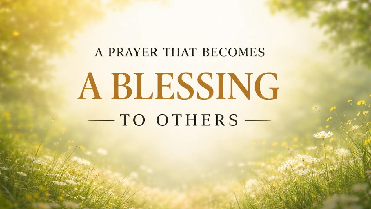 A Prayer That Becomes a Blessing to Others | Short Prayer | 