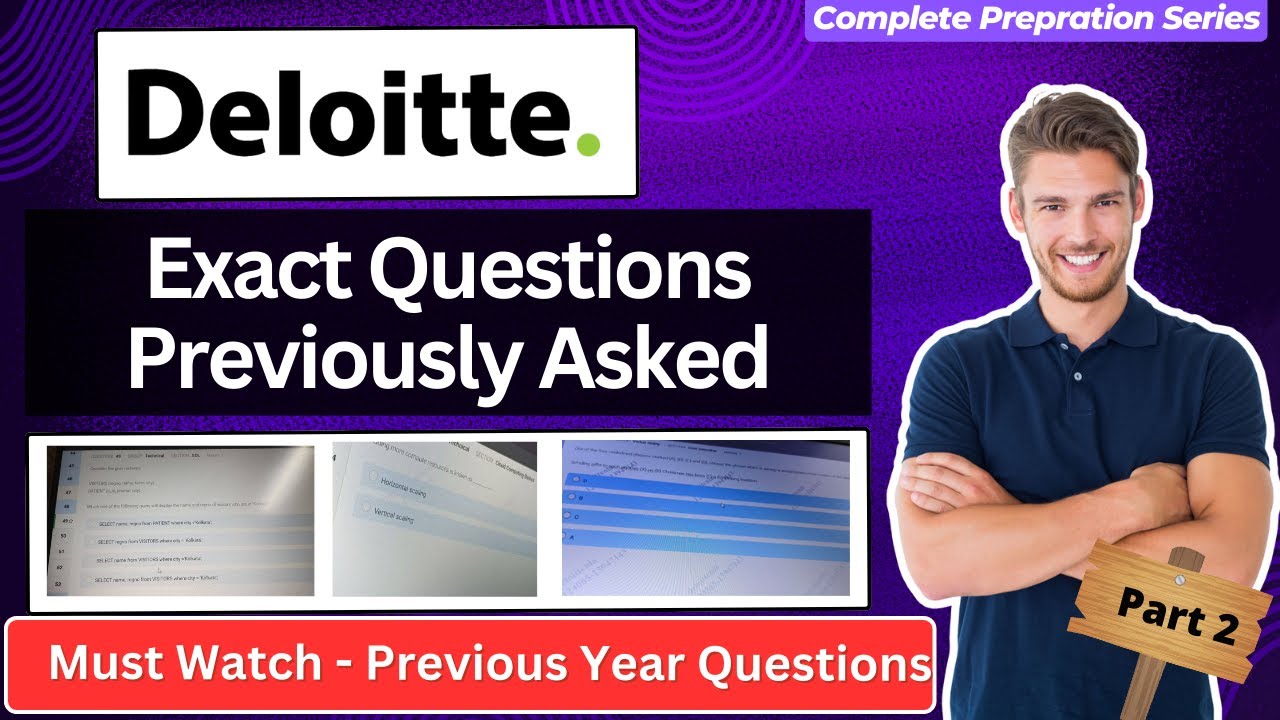 🔥Точные вопросы, заданные ранее компанией Deloitte | Вопросы Deloitte за предыдущие годы