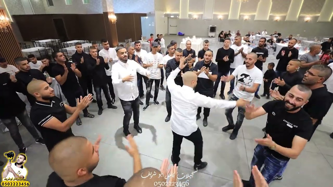 اجمل استقبال للعرسان فراس ومحمد  من افراح ال ابو عابد مع الفنان ايمن كبها