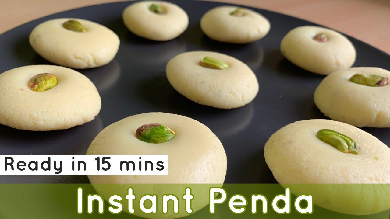 Peda Recipe | Instant Penda from Milk Powder | 15 min ready | Indian Food Recipes