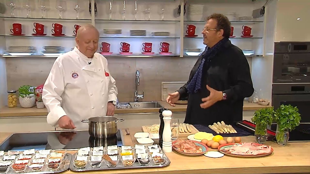 Ihr Lieblingsgericht - Spargel mit Schwarzwälder Schinken, Omelett und Kartoffeln - nach Großvater