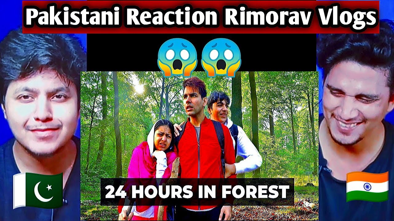 Pakistani reacts to Rimorav Vlogs | LIVING IN FOREST FOR 24 HOURS | Dab Reaction