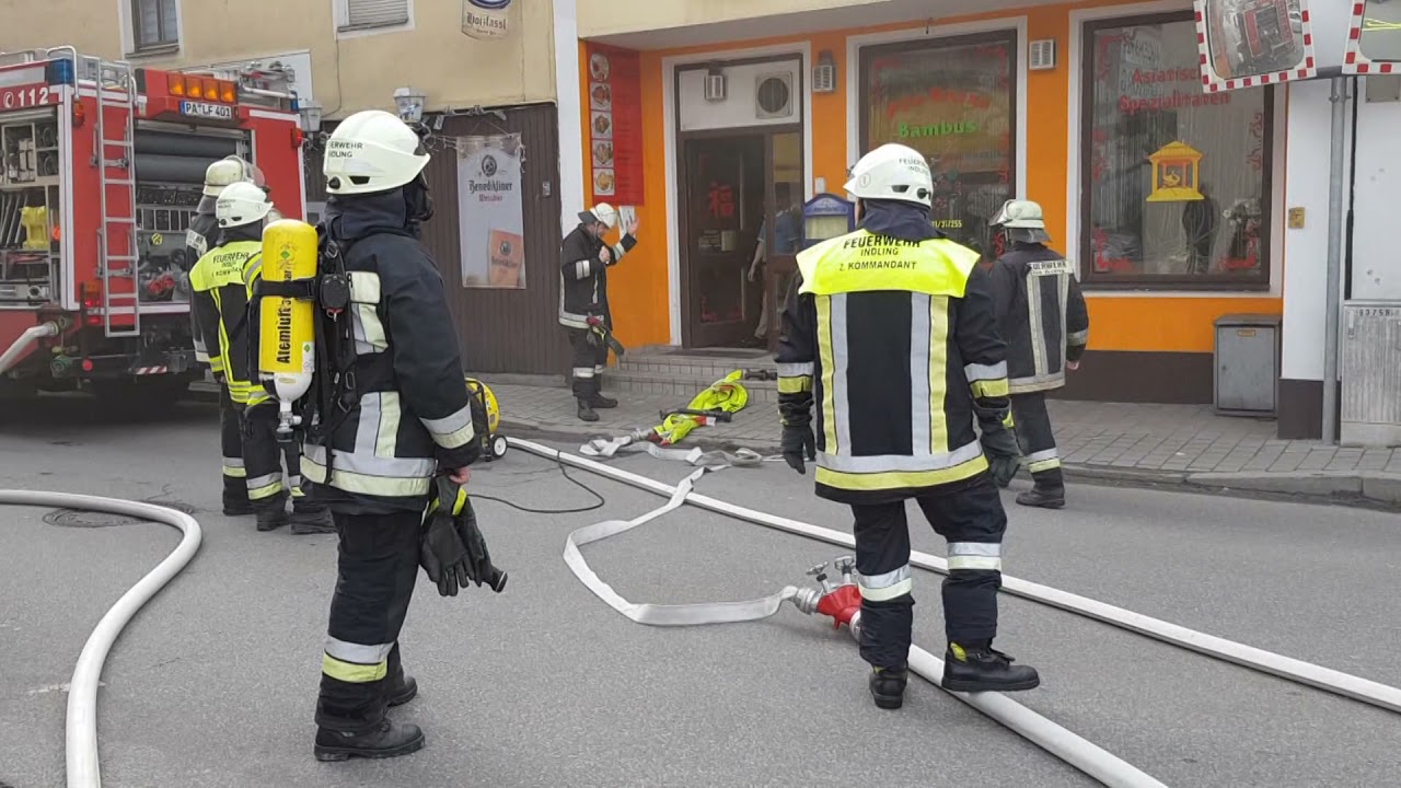 Schwelbrand im Zentrum von Pocking 22.02.2019
