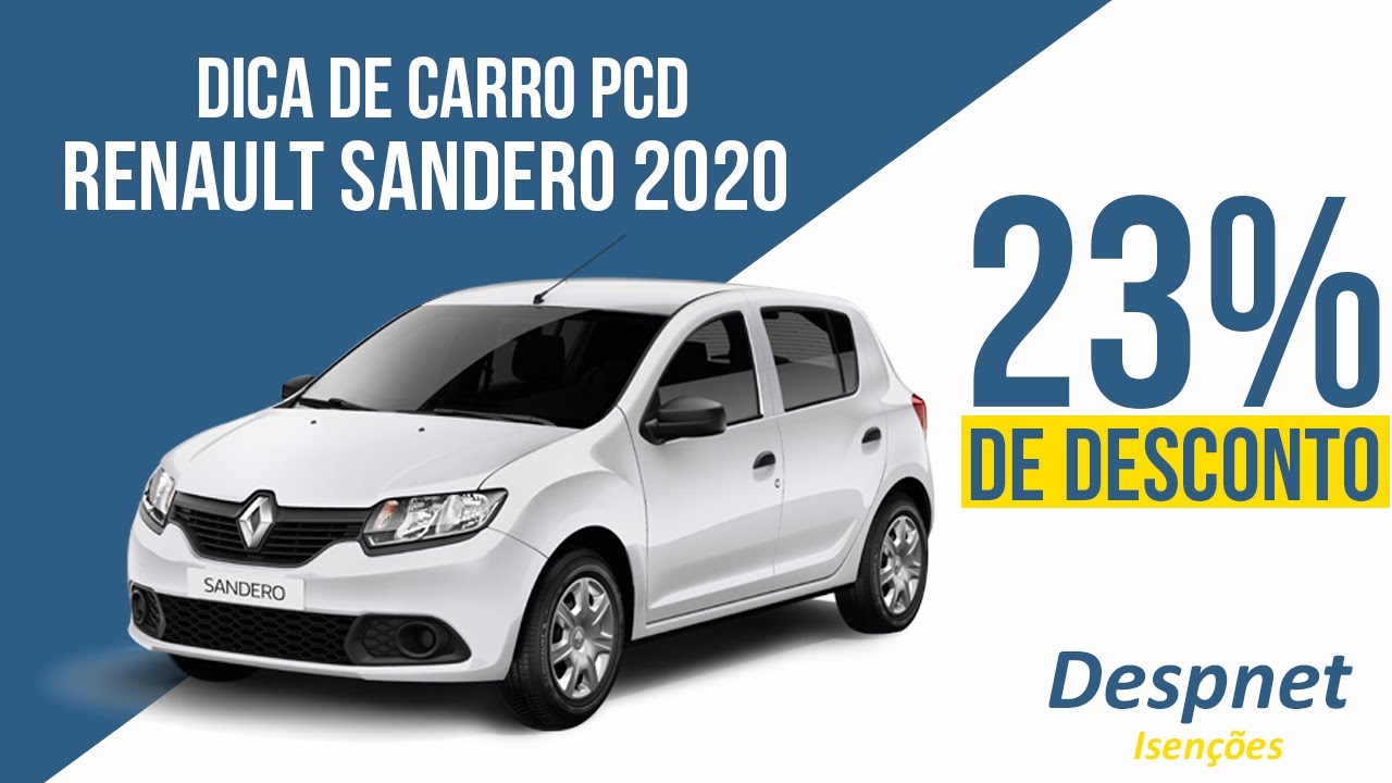 CARRO PCD | RENAULT SANDERO 2020