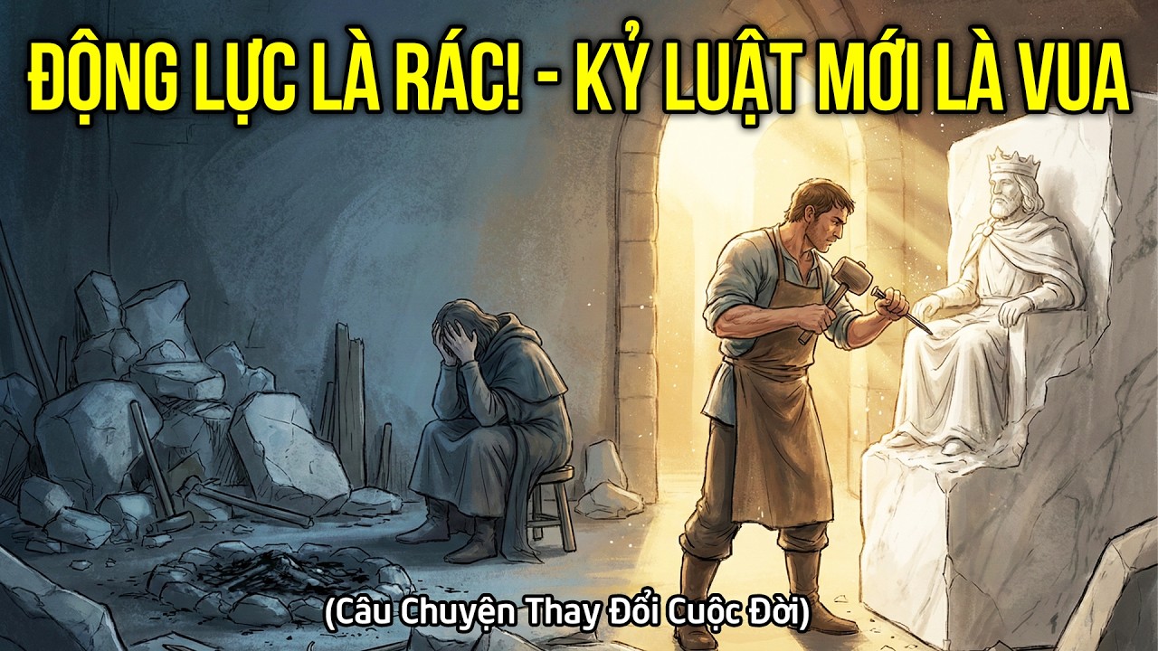 Tại Sao Động Lực Là Rác Rưởi Còn Kỷ Luật Là Vua | Bài Học Từ Người Điêu Khắc Đá | Mật Mã Thành Công