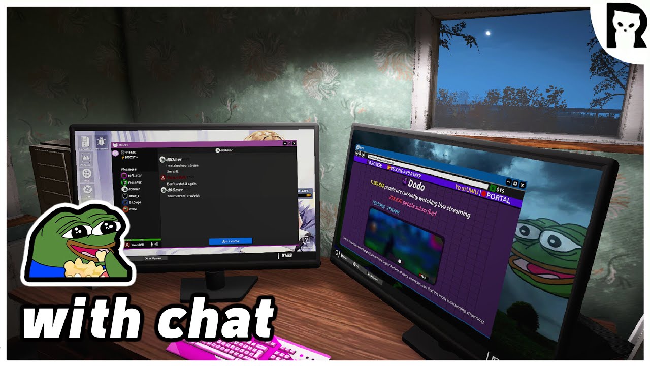 Lirik plays Streamer Life Simulator 2