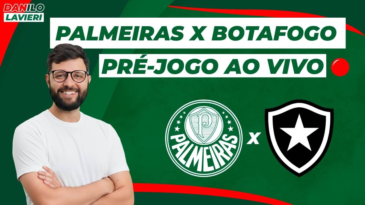 PRÉ-JOGO DE PALMEIRAS X BOTAFOGO, COM AMORIM NO ALLIANZ - LAVIERI AO VIVO