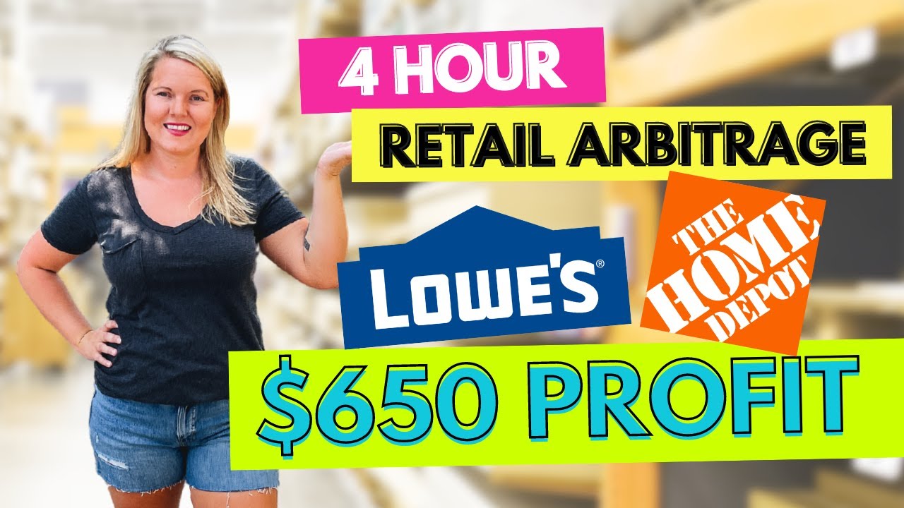4 Hours, $650 Profit! Retail Arbitrage Sourcing at Lowes & Home Depot