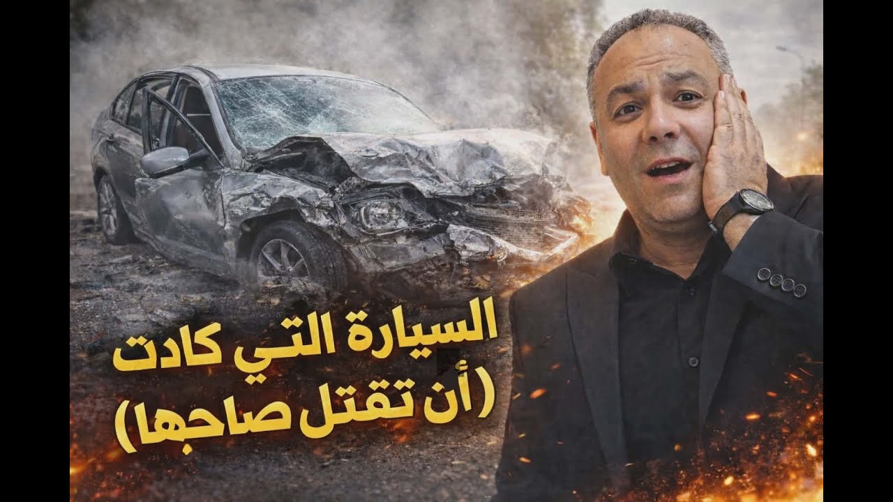كشف سر السيارة التى كادت ان تقتل صاحبها