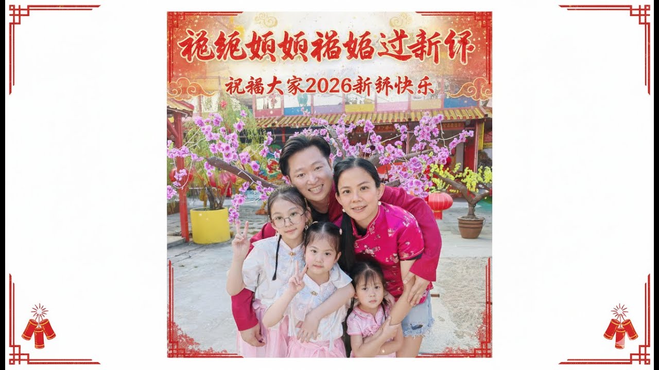 《妮妮娜娜诺诺的新年歌 ❤️｜爸爸送给宝贝们的新年礼物》祝福大家2026年新年快乐