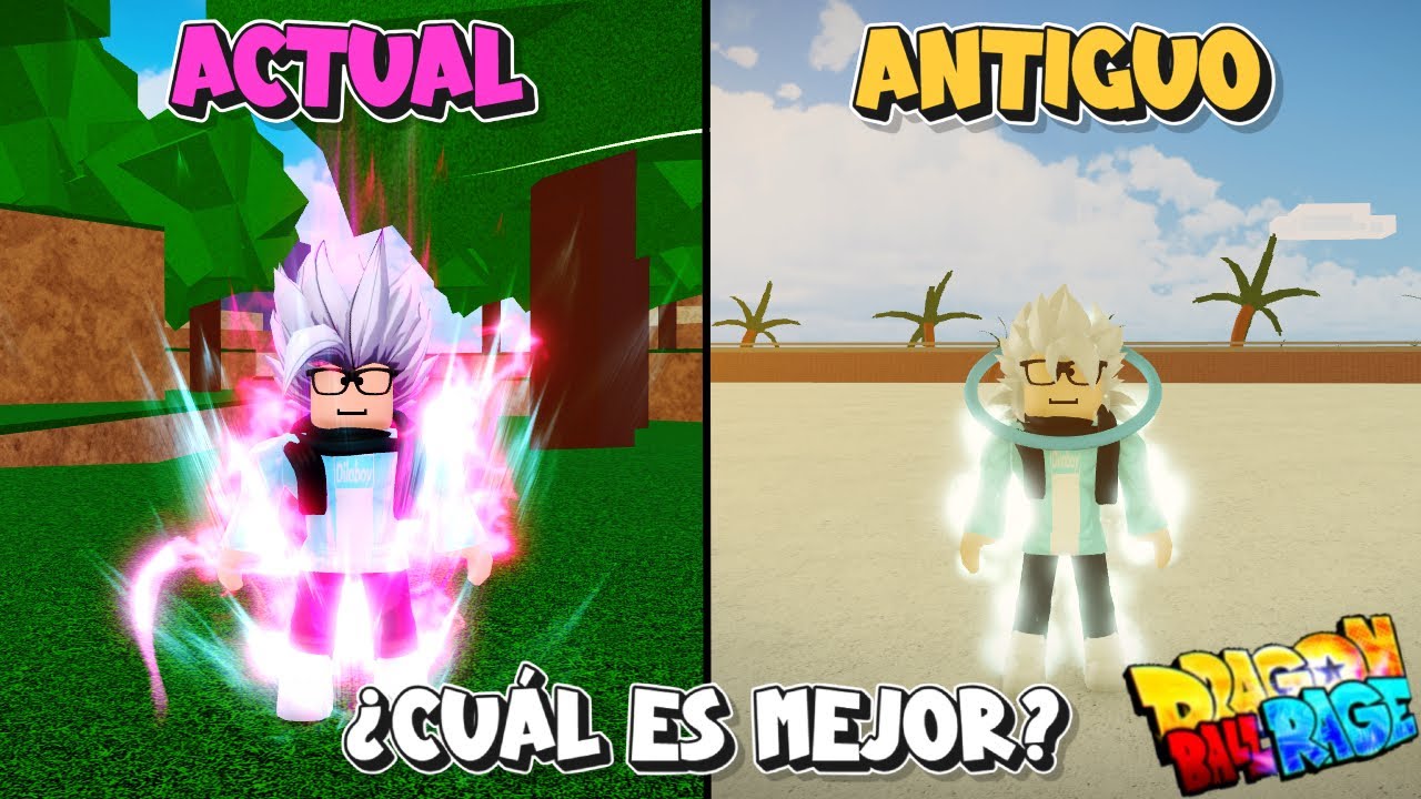 ¡DRAGON BALL RAGE ACTUAL VS ANTIGUO! 🔥 ¿Cuál es Mejor? ¿Era Mejor Antes? | Roblox Dragon Ball Rage